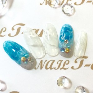 ドロップアート♡Summer　Nail